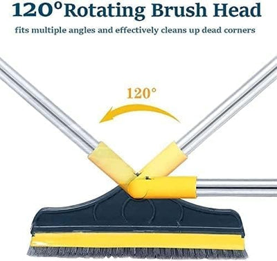 2-in-1 360° Rotating Floor Scrub Brush