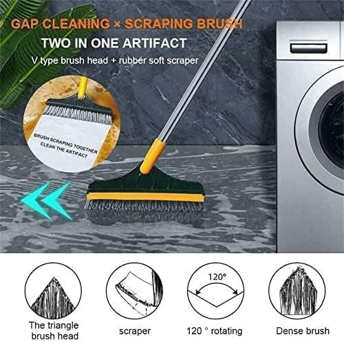 2-in-1 360° Rotating Floor Scrub Brush